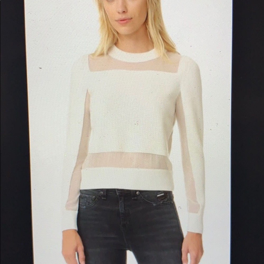 Rag & Bone ‘Emery’ wool & silk pullover